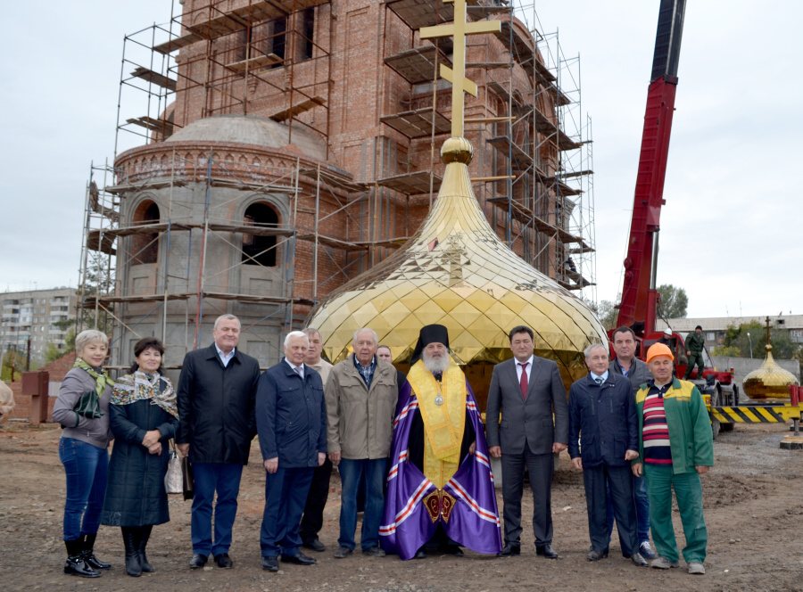 Павлодар Церковь ночь