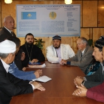 Встреча представителей традиционных религиозных конфессий, этнокультурных центров и сельских старейшин в селе Щербакты