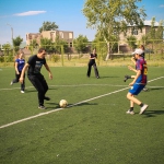 По окончании воскресной Литургии состоялся футбольный матч между командами Иверско-Серафимовского собора Экибастуза