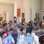 В канун праздника Успения Пресвятой Богородицы епископ Варнава возглавил всенощное бдение в Благовещенском кафедральном соборе Павлодара