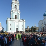 В день преставления преподобного Сергия Радонежского Управляющий Павлодарской епархией принял участие в торжествах в Троице-Сергиевой лавре