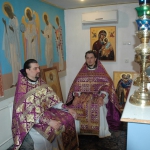 Литургия Преждеосвященных даров в Никольском храме города Павлодара