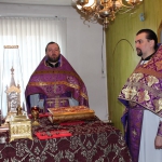Благочинный Павлодарского церковного округа возглавил богослужение в Пантелеимоновском храме села Актогай