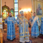 В канун праздника Благовещения Пресвятой Богородицы в Благовещенском кафедральном соборе Павлодара совершено всенощное бдение