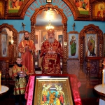 В Светлую Среду епископ Варнава совершил Литургию в Трехсвятительском храме села Теренколь