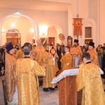 Воскресную Литургию в Благовещенском кафедральном соборе Павлодара совершил епископ Павлодарский и Экибастузский Варнава