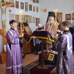 Чтение третьей части Великого покаянного канона епископ Варнава совершил в Петропавловском женском монастыре
