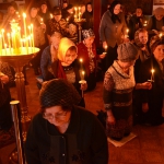 Чтение Великого покаянного канона в Христо-Рождественском соборе города Павлодара во второй день Святой Четыредесятницы