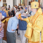 В Неделю 4-ю по Пятидесятнице епископ Варнава совершил Божественную литургию в Благовещенском кафедральном соборе Павлодара
