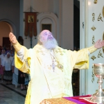 В Неделю 11-ю по Пятидесятнице епископ Варнава совершил Божественную литургию в Благовещенском кафедральном соборе Павлодара