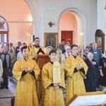 В Неделю 12-ю по Пятидесятнице епископ Варнава совершил Божественную литургию в Благовещенском кафедральном соборе Павлодара