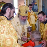 В Неделю 8-ю по Пятидесятнице епископ Варнава совершил Божественную литургию в Благовещенском кафедральном соборе Павлодара