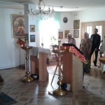 Благочинный Экибастузского церковного округа совершил Божественную литургию в Никольском храме Аксу