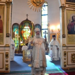 В Неделю 7-ю по Пасхе Управляющий епархии совершил Божественную литургию в Благовещенском соборе Павлодара
