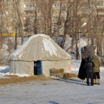 На месте крещенского омовения в городе Павлодаре совершен чин великого освящения воды