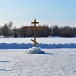 На месте крещенского омовения в городе Павлодаре совершен чин великого освящения воды