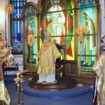 Воскресную литургию в  Благовещенском кафедральном соборе Павлодара совершил епископ Павлодарский и Экибастузский Варнава
