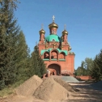 В парке Третьего тысячелетия при Благовещенском кафедральном соборе Павлодара проводится масштабная реконструкция