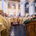 В неделю по Воздвижении епископ Варнава сослужил Главе Православной Церкви Казахстана в Южной столице