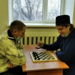 Настоятель Иоанно-Предтеченского храма села Орловка принял участие в сельском шахматно-шашечном турнире