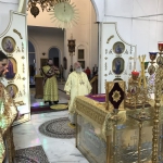 Литургию и молебен в день памяти равноапостольного князя Владимира Управляющий епархии совершил в Благовещенском кафедральном соборе
