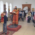 В Светлую среду Управляющий епархии совершил Божественную литургию в Михаило-Архангельском храме Павлодара
