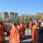 В Светлую среду Управляющий епархии совершил Божественную литургию в Михаило-Архангельском храме Павлодара