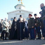 Двадцатилетний юбилей Воскресенского храма молитвенно отметили в городе Аксу